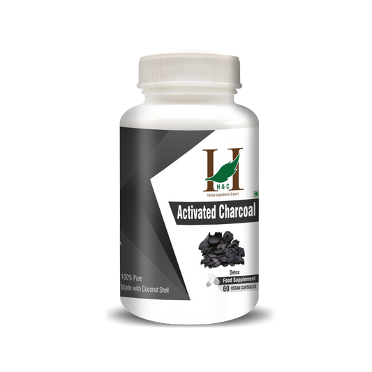 H&C Herbal Activated Charcoal Capsules - Grab2buy