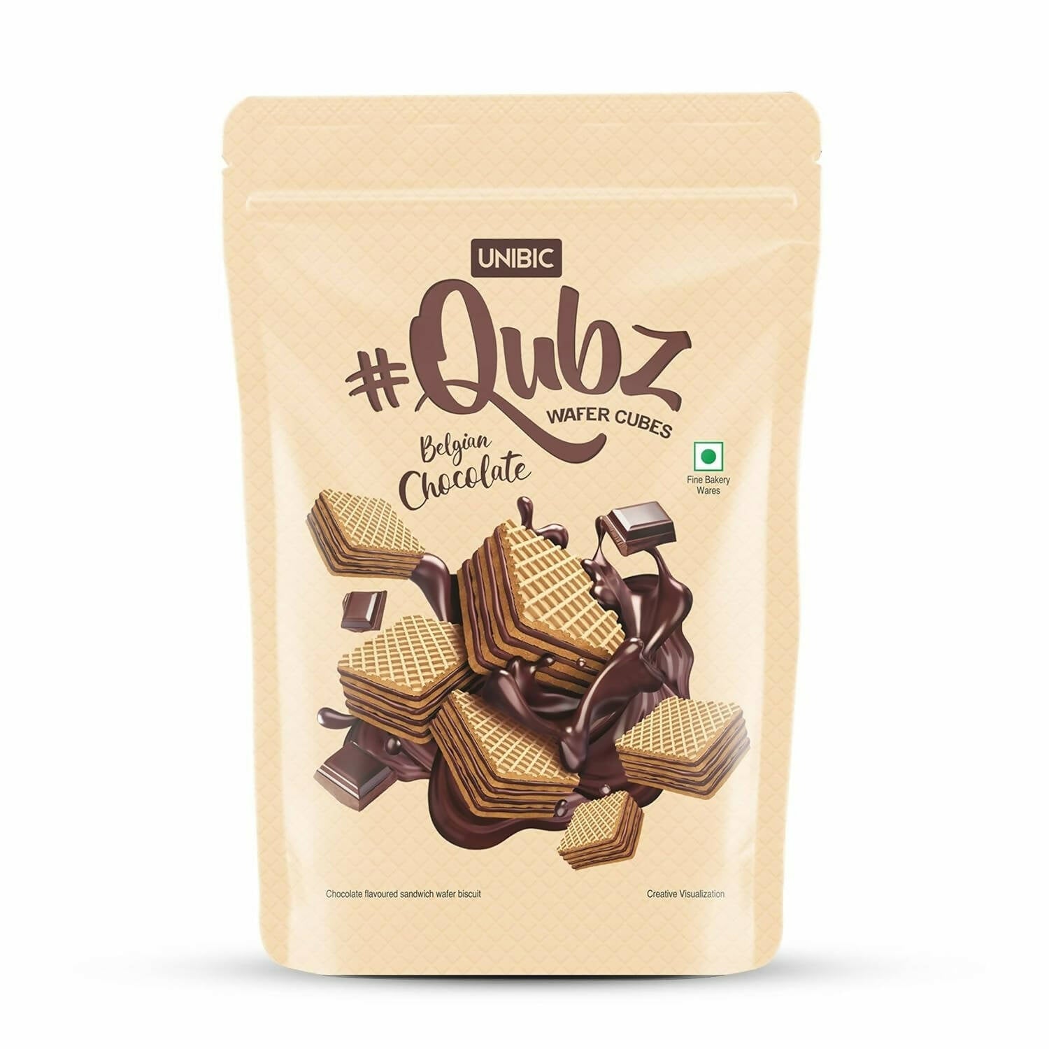 Unibic Qubz Wafer Biscuits Chocolate Flavour - Grab2buy