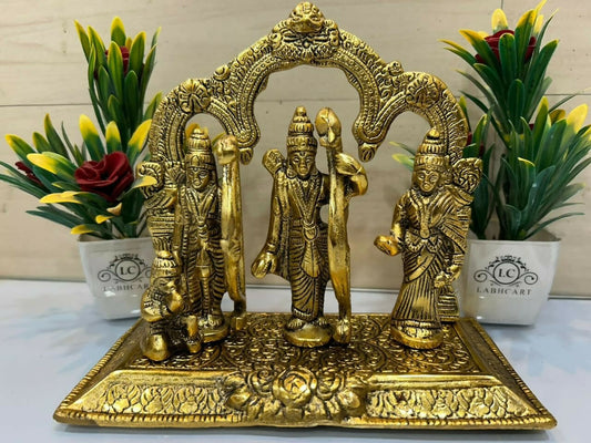 Labhcart Metal Ram Darbar Statue Set - Grab2buy
