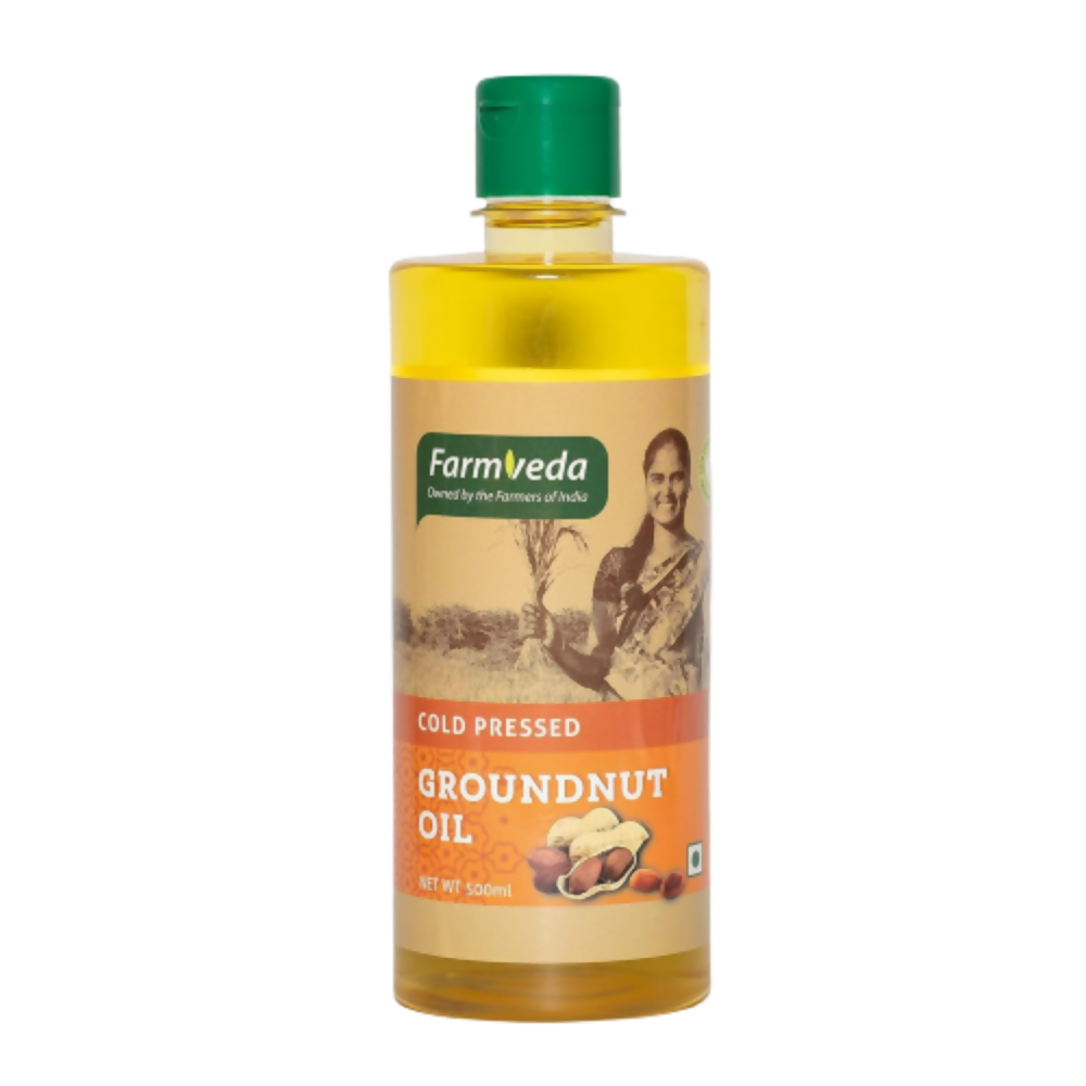 Farmveda Cold Pressed Groundnut Oil - Grab2buy