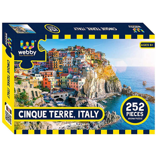Webby Cinque Terre & Italy Jigsaw Puzzle- 252 Pcs Grab2Buy Webby Grab2Buy