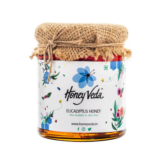 HoneyVeda Premium Raw Eucalyptus Honey