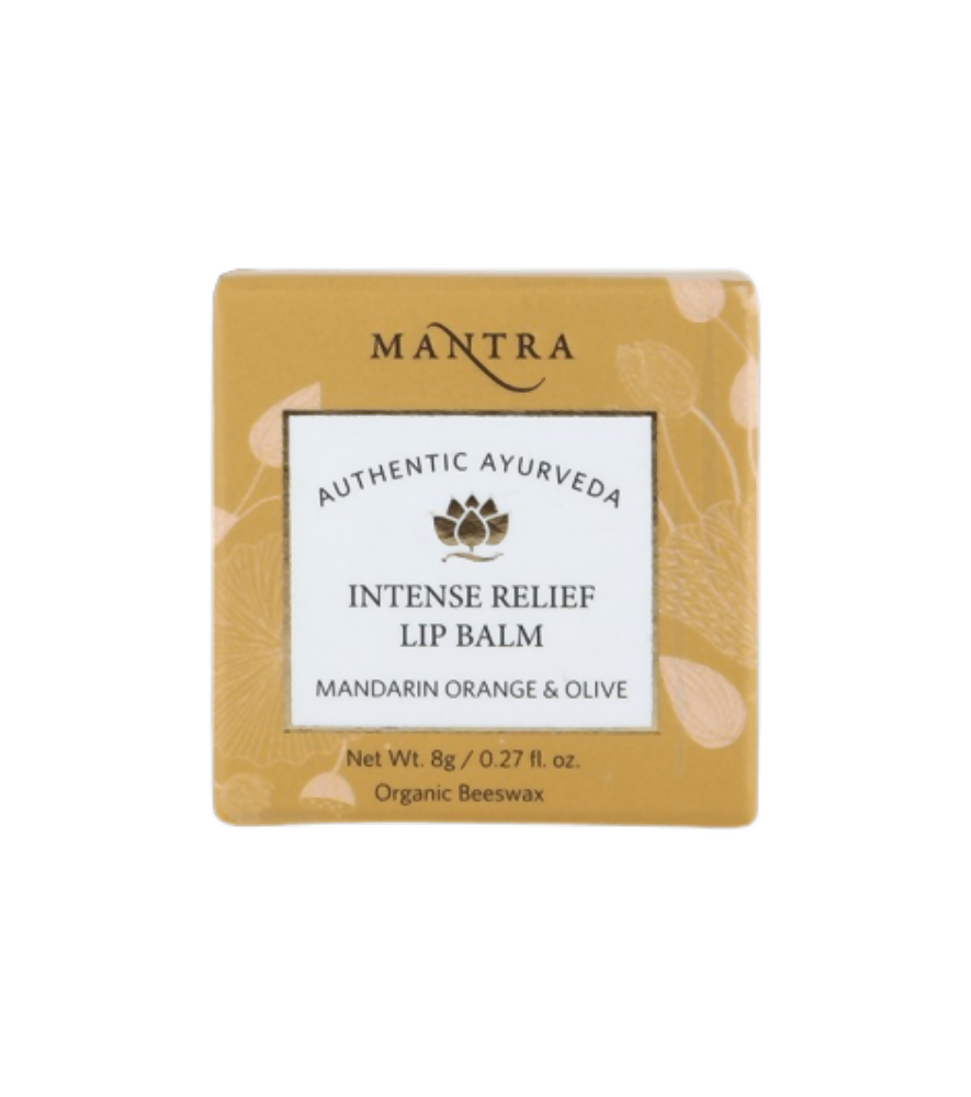 Mantra Herbal Intense Relief Lip Balm Mandarin Orange & Olive - Grab2buy