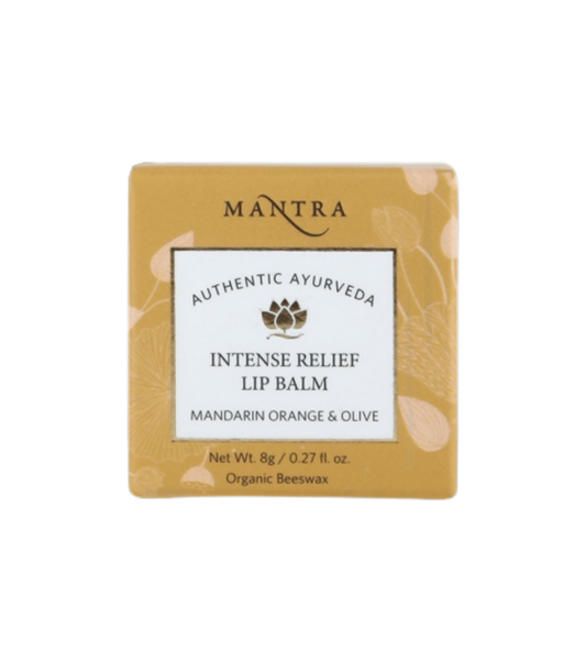 Mantra Herbal Intense Relief Lip Balm Mandarin Orange & Olive
