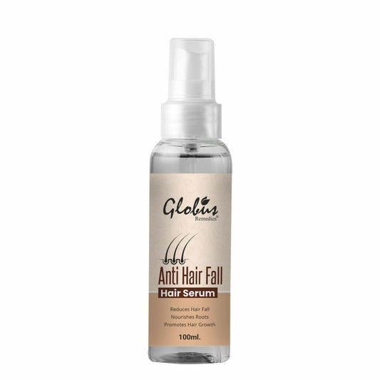 Globus Remedies Anti-Hair Fall Hair Serum, For Frizzy Hair, Smoothens Rough Ends, Adds Instant Shine | Swadesiicart