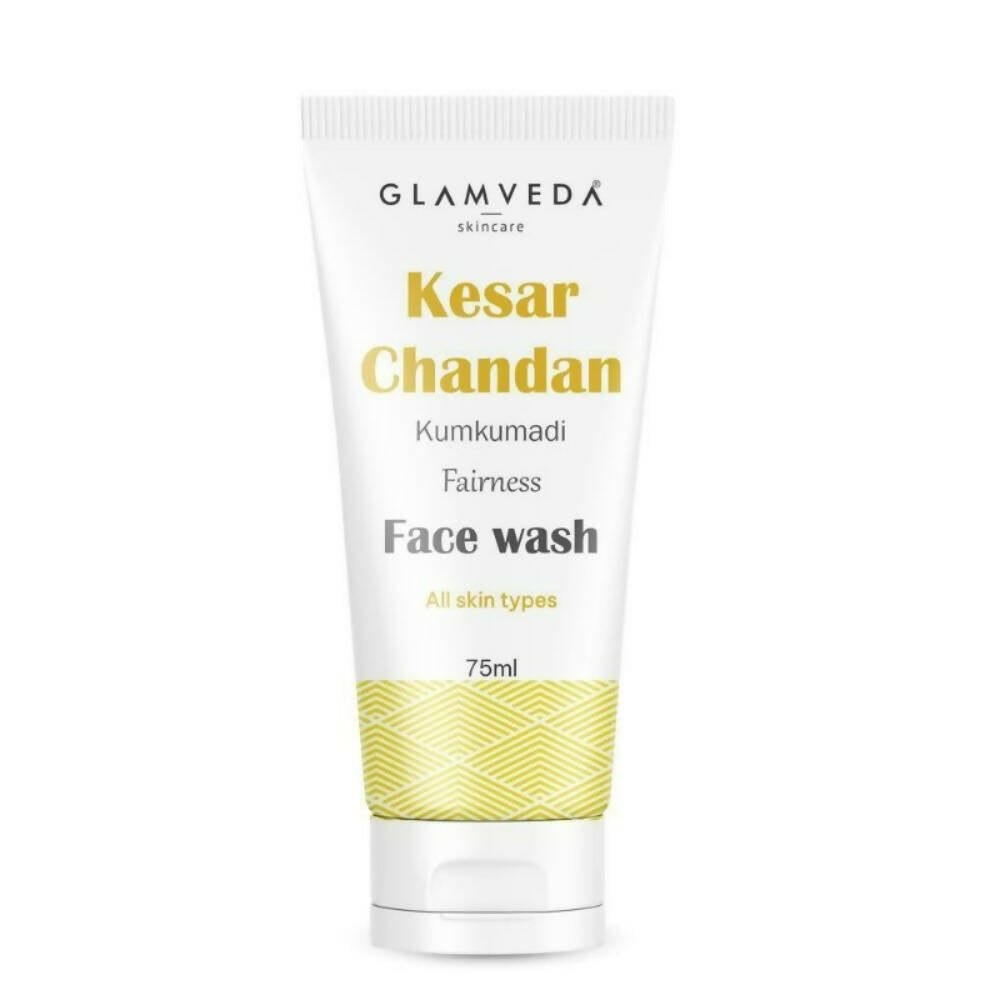 Glamveda Kesar Chandan Kumkumadi Fairness Face Wash - Grab2buy