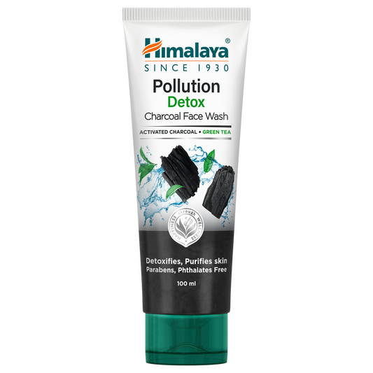 Himalaya Herbals Pollution Detox Charcoal Face Wash - Grab2buy