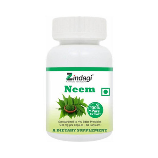 Zindagi 100% Neem Extract Capsules - Grab2buy