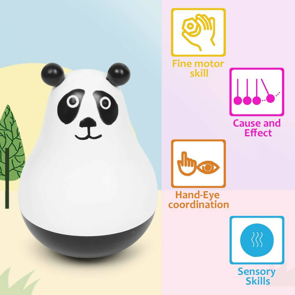 Matoyi Roly Poly Toys For Kids – Wobbly Panda - Grab2buy