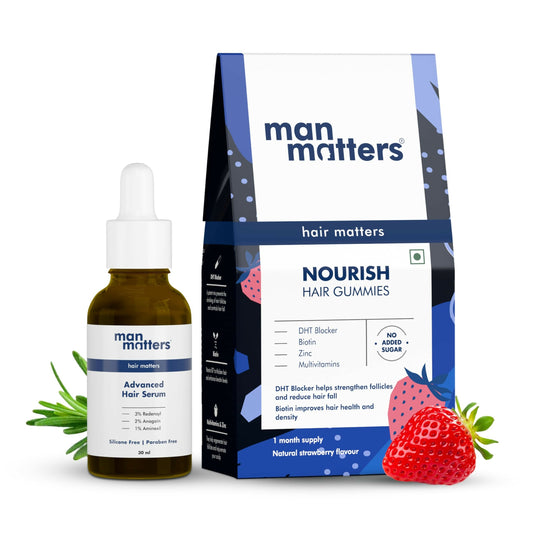 Man Matters Hair Growth Combo biotin hair gummies product