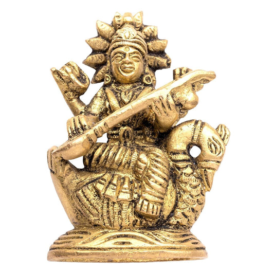 Plus Value Goddess Saraswati Idol - Grab2buy