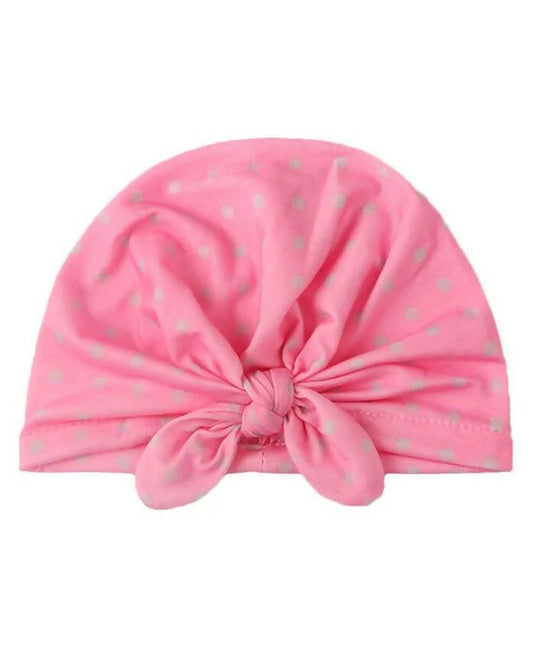 AHC Baby Summer Cap/Bandana In Polka Dots Design