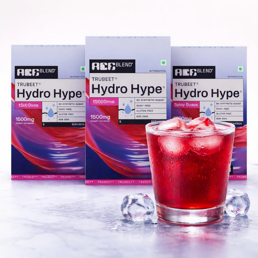 Ace Blend Hydro Hype Electrolyte Drink Mix - Java Plum, Spicy Guava, Lemon Raspberry