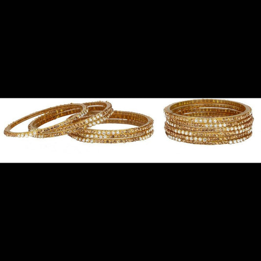 Afast Bridal Wedding & Party Fashionable Colorful Glass Bangle/Kada Set, Pack Of 12 | Grab2Buy