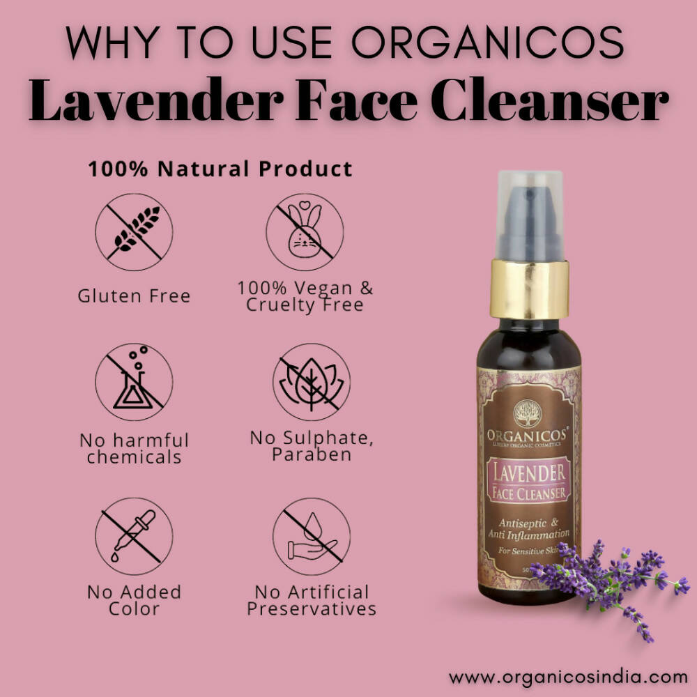 Organicos Lavender Face Cleanser - Grab2buy