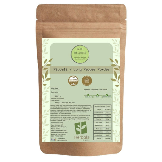 Satvi Wellness Pippali Powder | Kerala Pippali