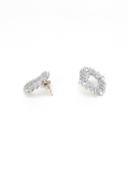stone stud (white) - Ruby Raang