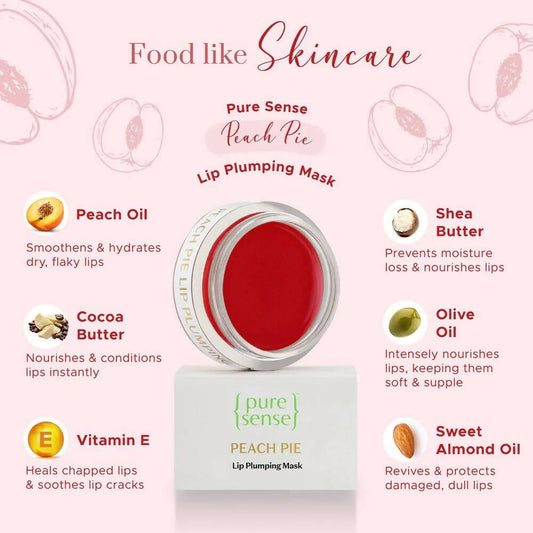 PureSense Peach Pie Lip Plumping Mask - Grab2buy