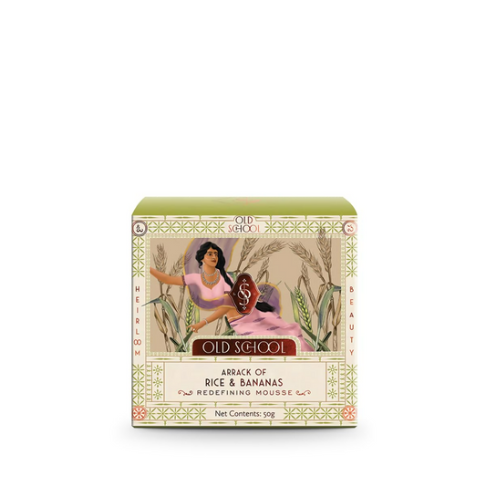 Old School Rituals Arrack of Rice & Banana Redefining Mousse Natural Face Moisturize Grab2Buy Old School Grab2Buy