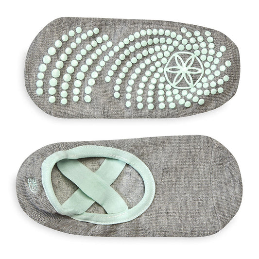 Gaiam | Performance Pilates & Barre Grippy Sock | Mint