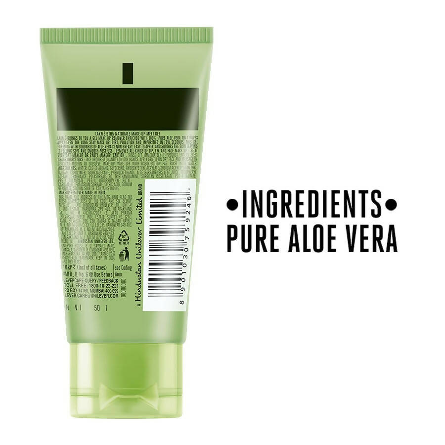 Lakme 9 To 5 Naturale Gel Makeup Remover With Pure Aloe Vera - Grab2buy
