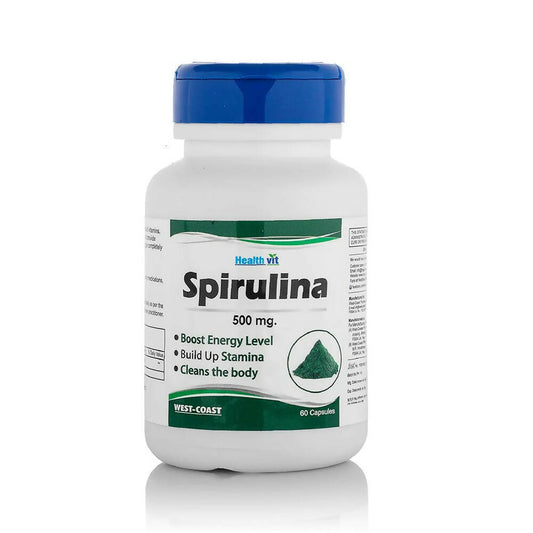 Healthvit Spirulina Capsules - Grab2buy