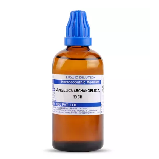 SBL Homeopathy Angelica Archangelica Dilution (30 ML / 100 ML) For Acidity, Indigestion