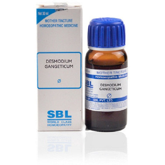 SBL Desmodium Gangeticum Mother Tincture 1X (Q) (30ml) for fever vomiting Indigestion Acidity asthma piles
