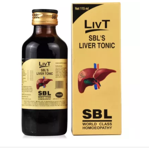 SBL Liv T Tonic 115ml for vomiting nausea Jaundice Indigestion Acidity Gas