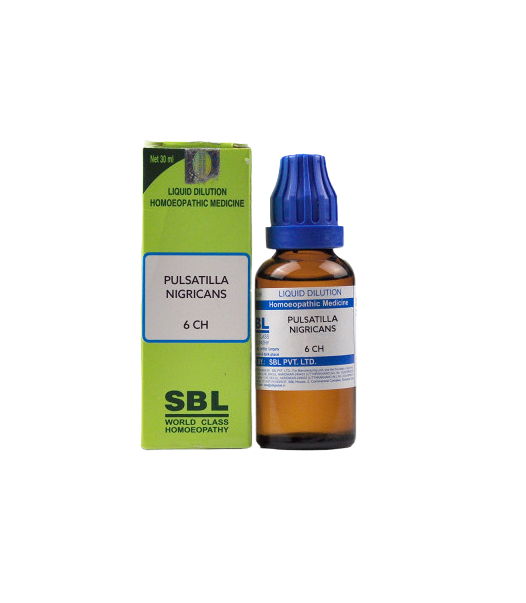 SBL Homeopathy Pulsatilla Nigricans Dilution 6 CH