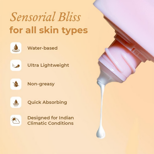 The Pink Foundry Dewy Hydrating Hybrid Sunscreen SPF 50+