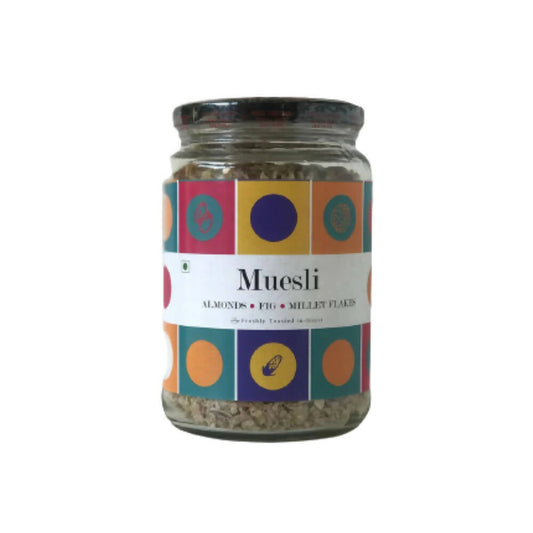 Fresh Mills Muesli with Almonds-Fig-Millet Flakes - Grab2buy
