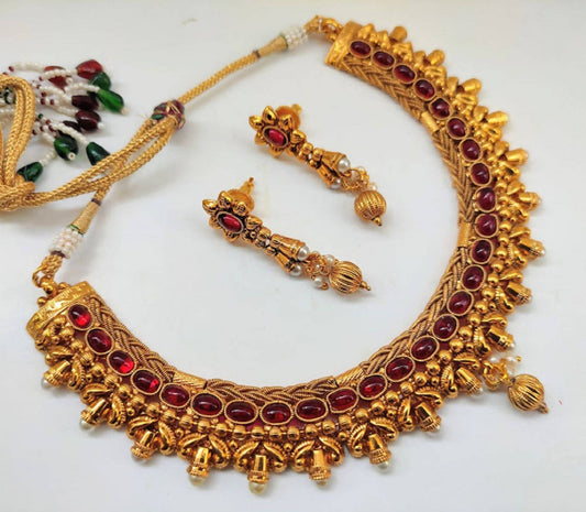 Pink kemp Designer Necklace Set - Grab2buy