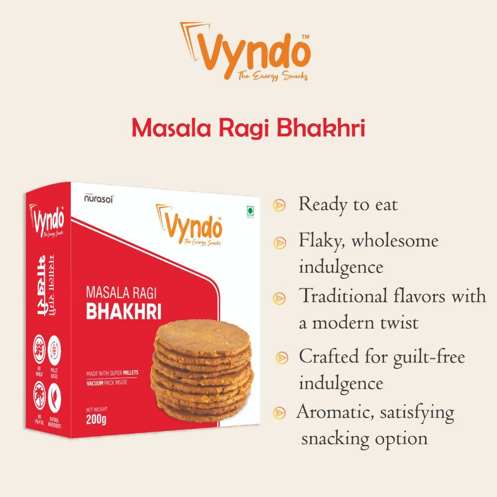 Vyndo Masala Ragi Bhakhri - Grab2buy