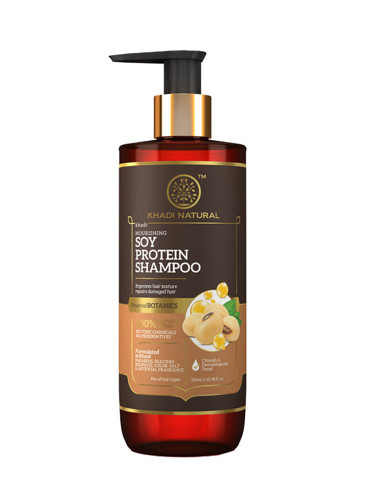 Khadi Natural Soy Protein Shampoo - Powered Botanics - 310ml