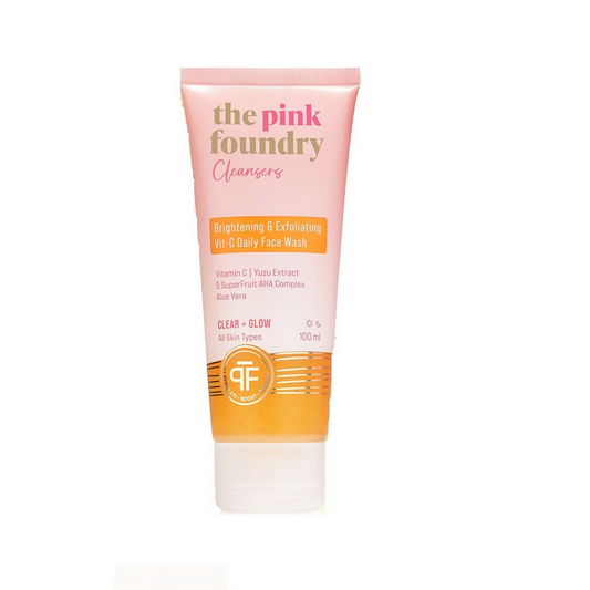 The Pink Foundry Brightening & Exfoliating Vit C Daily Face Wash Grab2Buy The Pink Foundry Grab2Buy