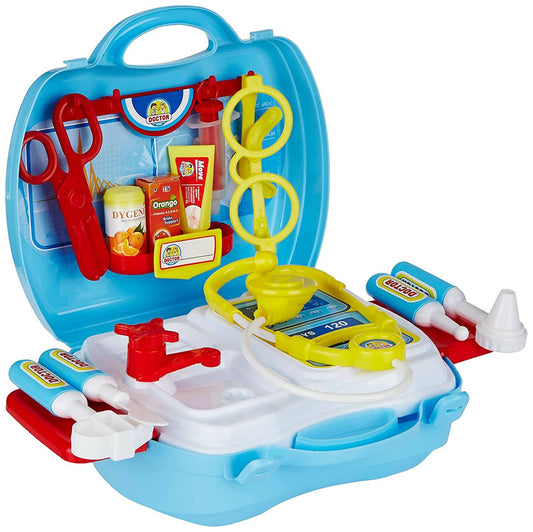 Sardar Ji Ki Dukan Pretend Play Doctor Play Sets For Boys/Girls/Kids Doctor Kit Toys With Suitcase - Isi Approved (Doctor Set - Box) - Grab2buy
