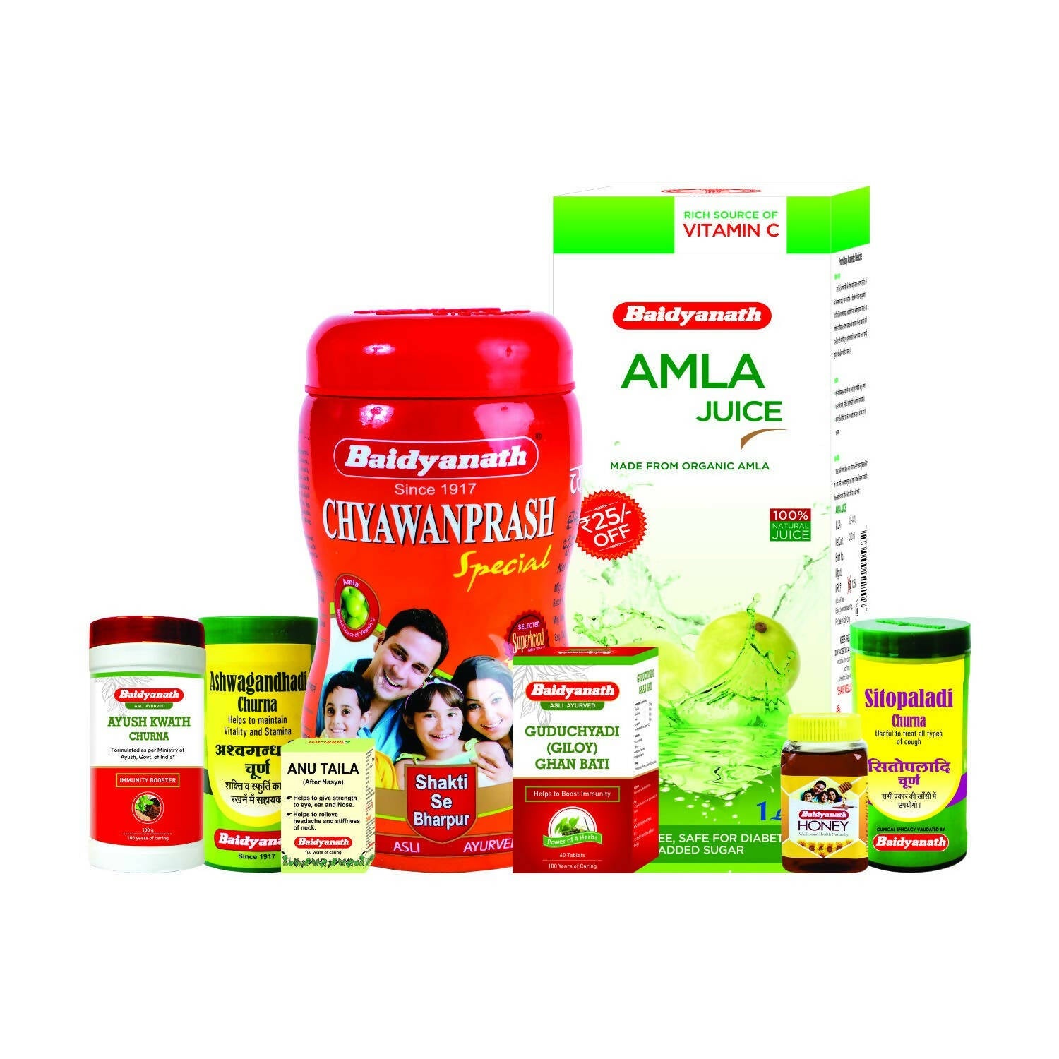 Baidyanath Jhansi Family Immunity Kit - Grab2buy