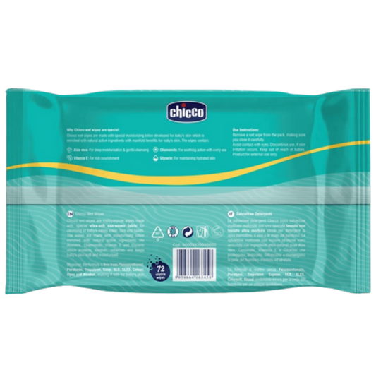 Chicco Wet Wipes Soft & Moisturizing