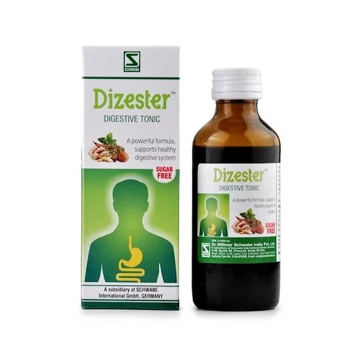 Dr Willmar Schwabe India Homoeopathic Dizester Syrup (100ml) for Indigestion Acidity Gas