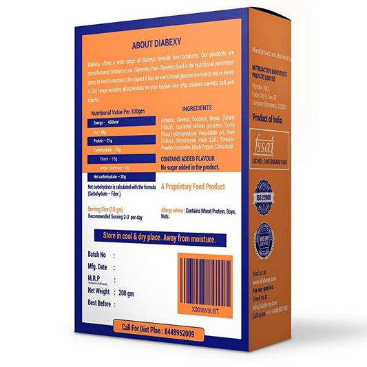 Diabexy Diabetic Food Products Sugar Free Nachos