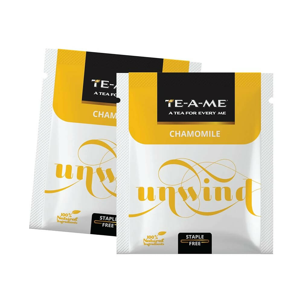 TE-A-ME Unwind Chamomile Herbal Tea Bags - Grab2buy