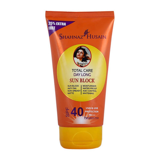 Shahnaz Husain Total Care Day Long Sun Block SPF-40 Grab2Buy Shahnaz Husain Grab2Buy