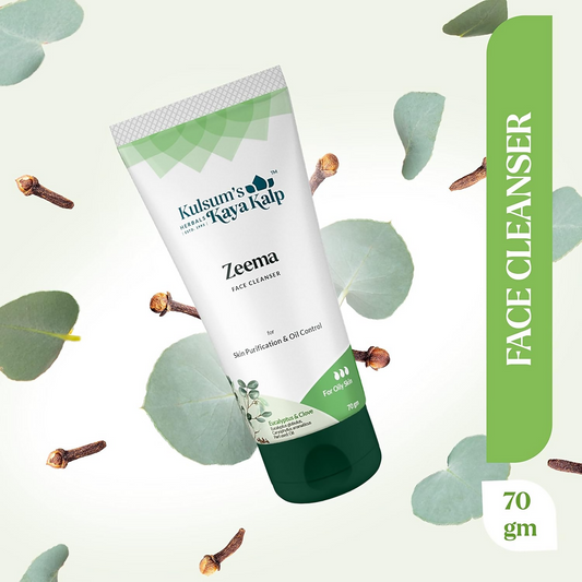 Kulsum's Kaya Kalp Zeema Face Cleanser For Skin Purification & Oil Control With Eucalyptus & Clove Grab2Buy Kulsum's Kaya Kalp Grab2Buy