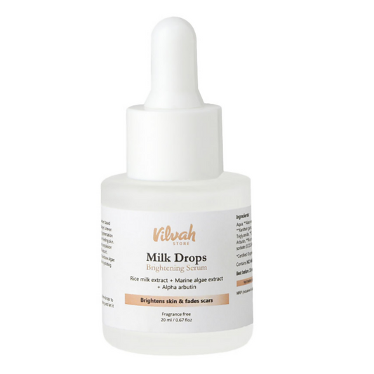 Vilvah Store Milk Drops Brightening Serum (Skin Brightening) Grab2Buy Vilvah Store Grab2Buy