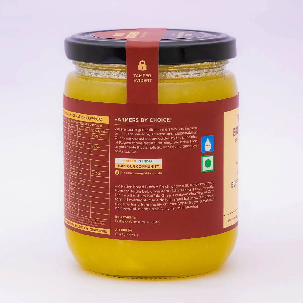 Two Brothers Organic Farms Indian Buffalo Ghee - A2 Cultured - Grab2buy