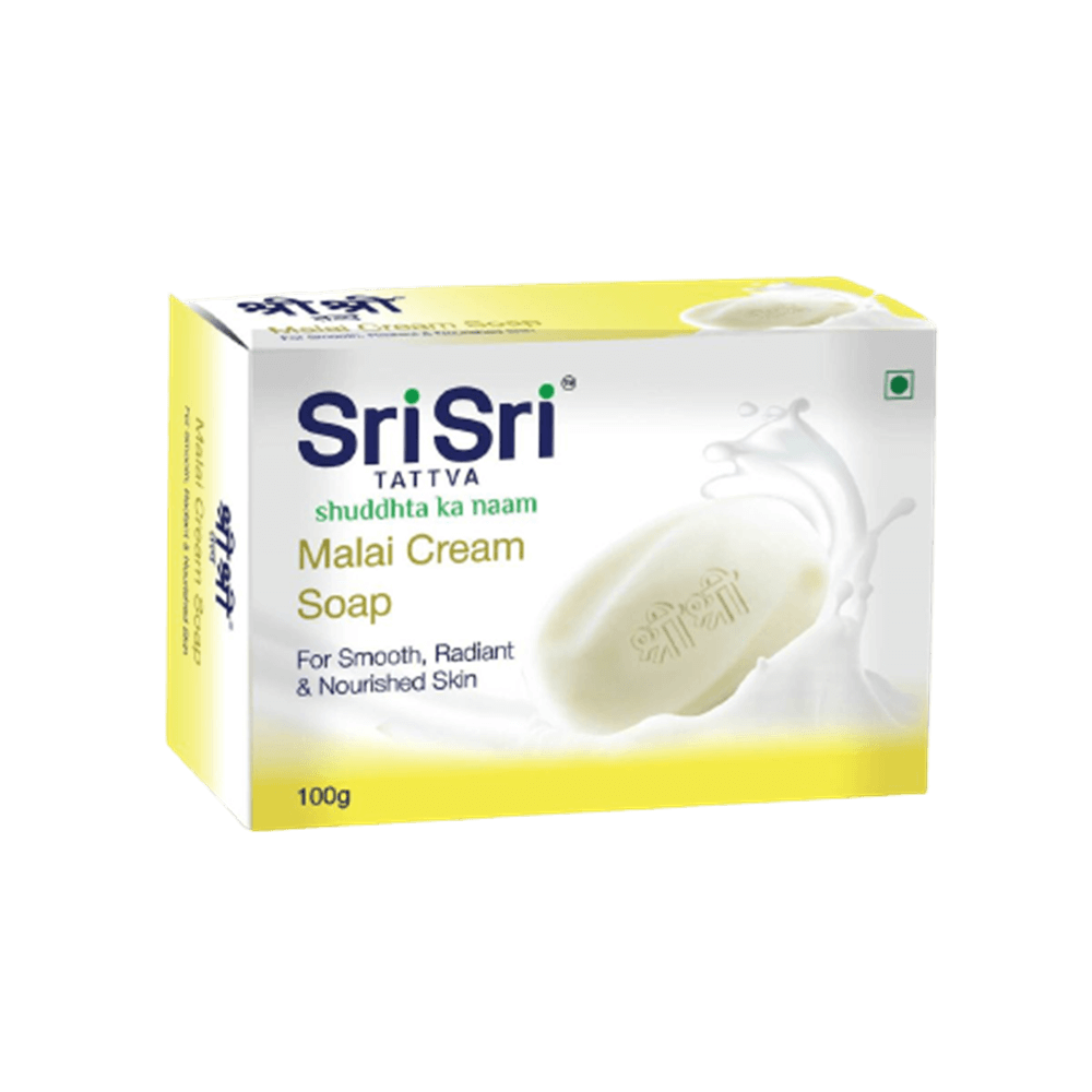 Sri Sri Tattva Malai Cream Soap - 100gm - Grab2buy