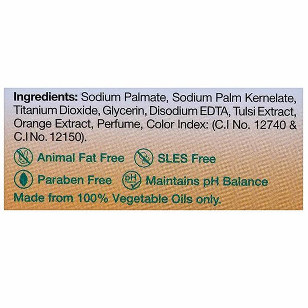 Sri Sri Tattva Orange & Tulsi Soap Ingredients