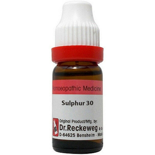 Dr Reckeweg Sulphur Dilution (11ml) for acidity eczema