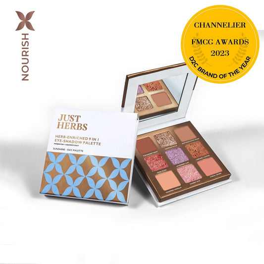 Just Herb: Enriched 9 in 1 Eye shadow Palette Sunshine-Day